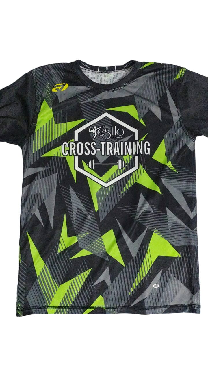 REMERA CROSS TRAINING UNISEX COLOR NEGRO