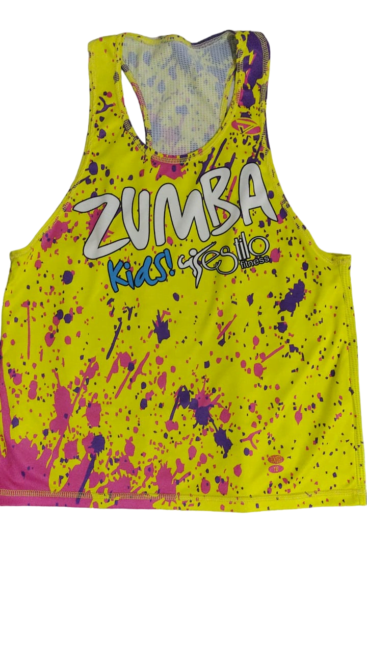 MUSCULOSA NIÑAS ZUMBA