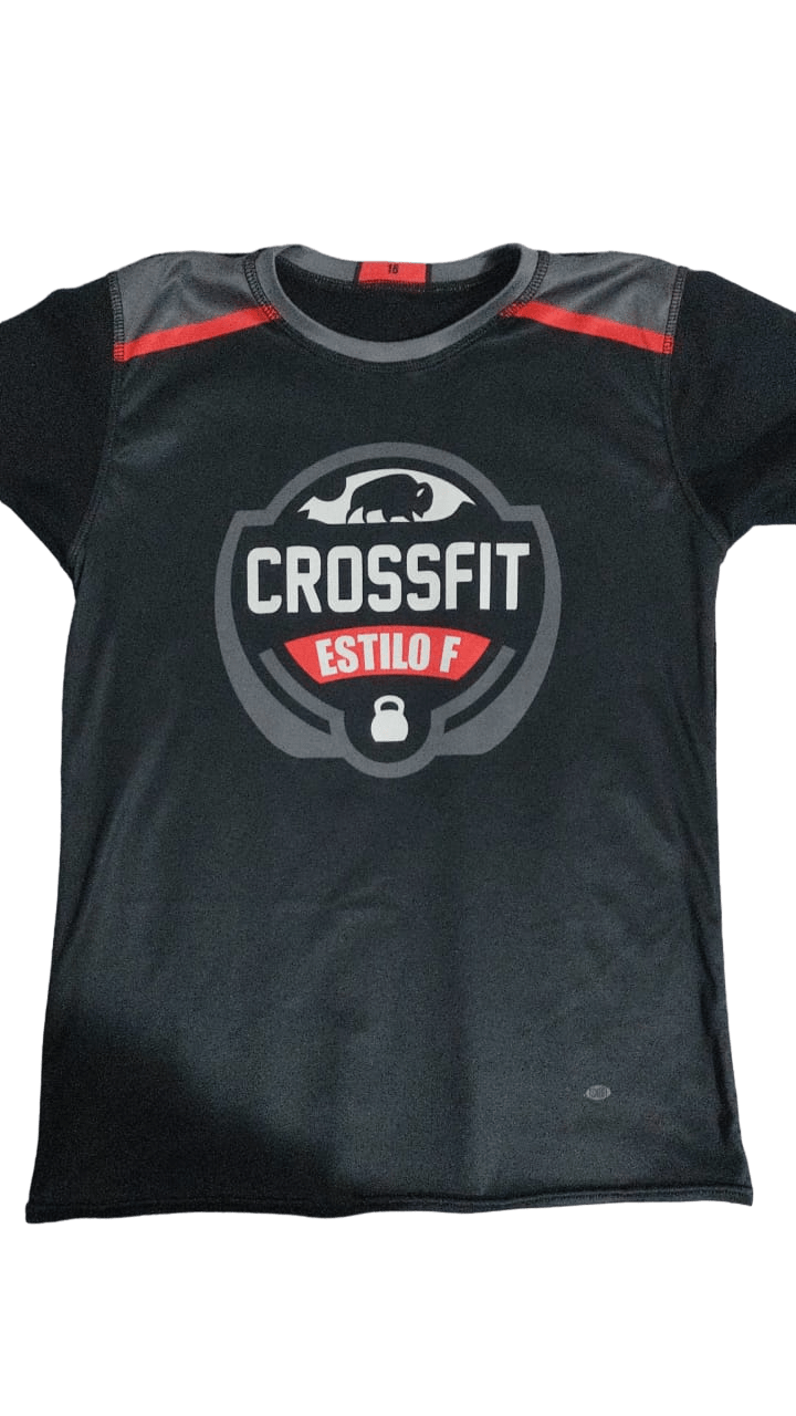 REMERA CROSS TRAINING UNISEX COLOR NEGRO